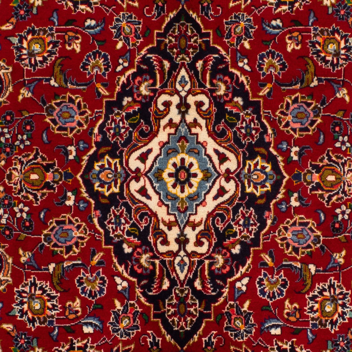 Perser Rug - Keshan - 214 x 142 cm - red