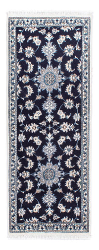 Runner Perser Rug - Nain - 202 x 78 cm - dark blue