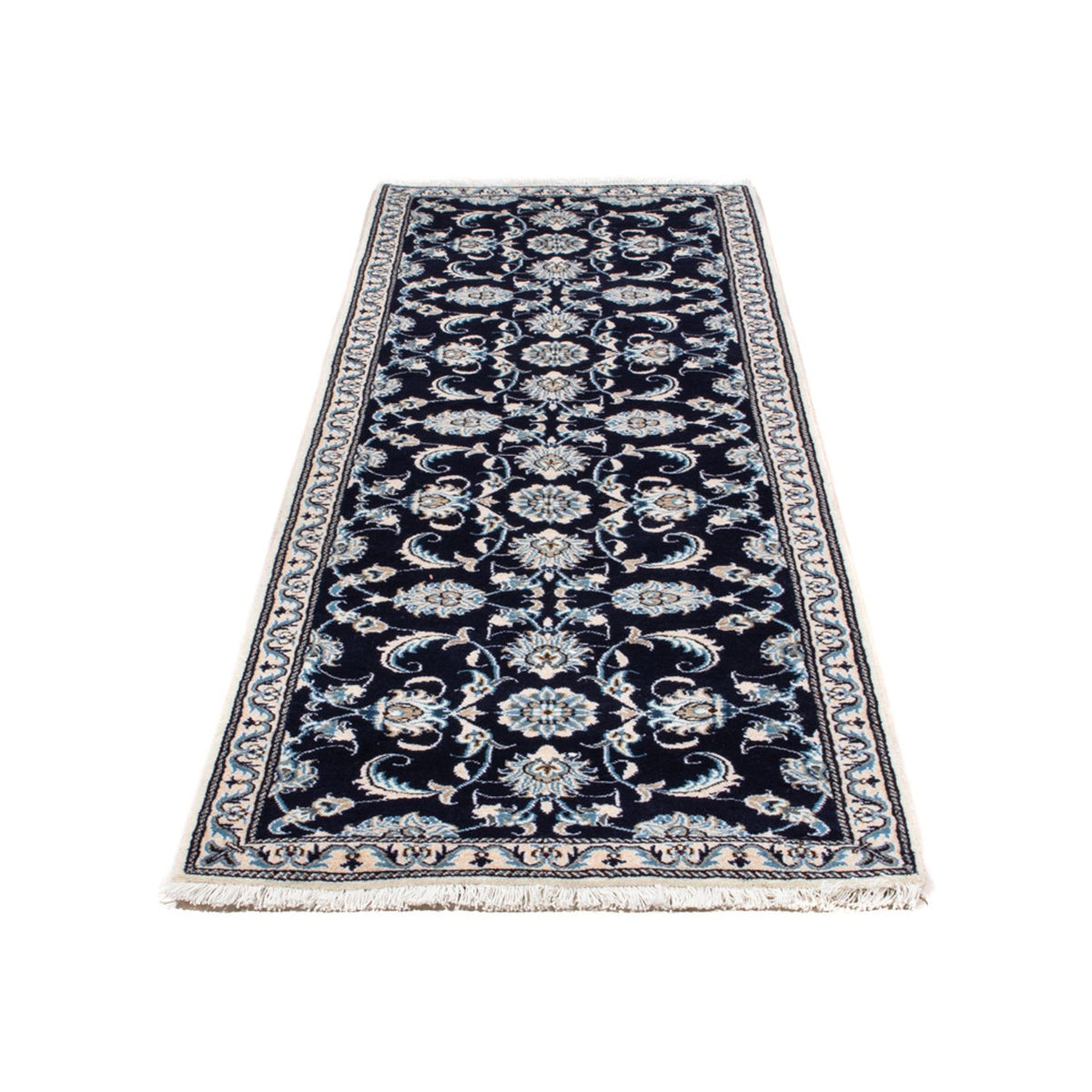 Perser Rug - Nain - 134 x 71 cm - dark blue