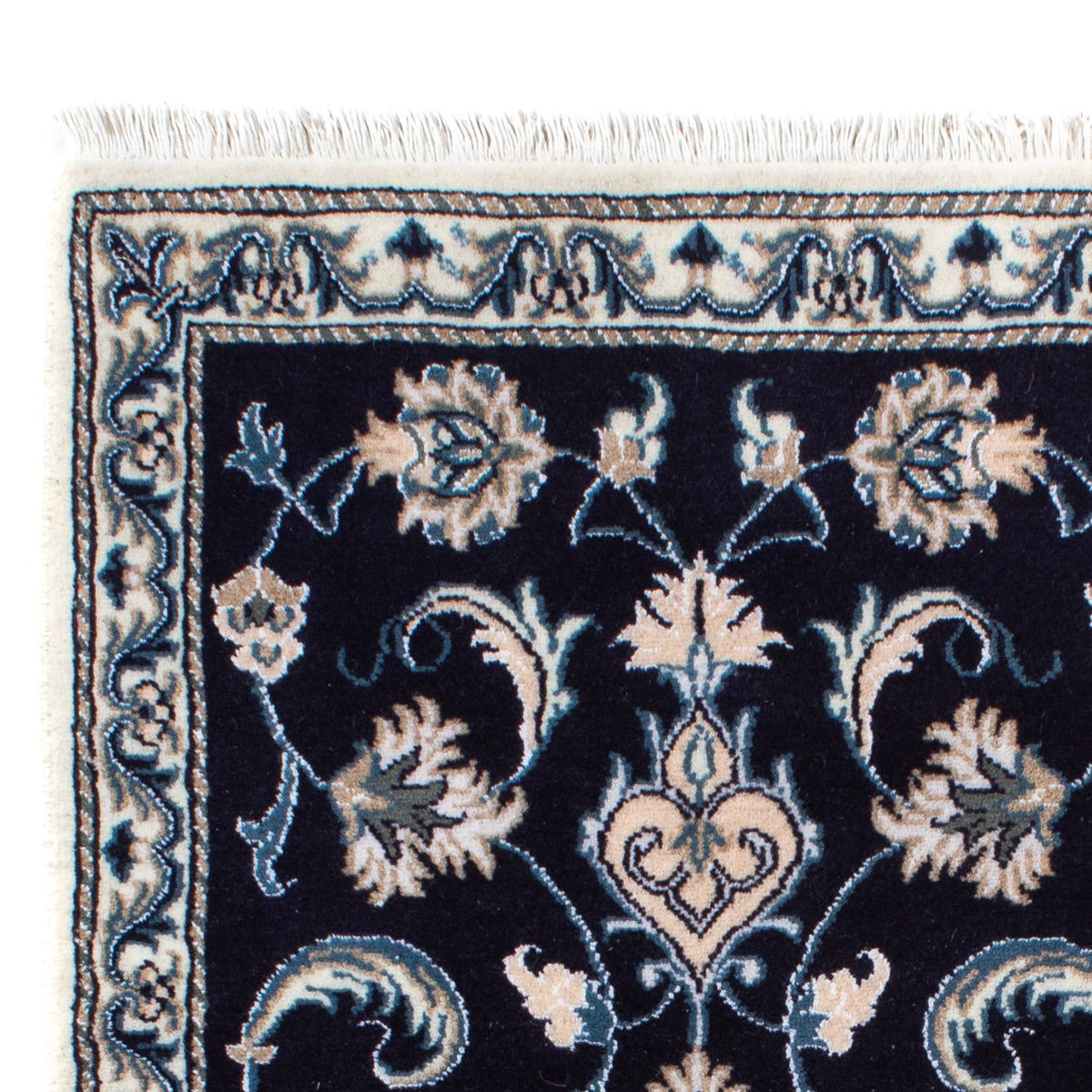 Perser Rug - Nain - 141 x 72 cm - dark blue