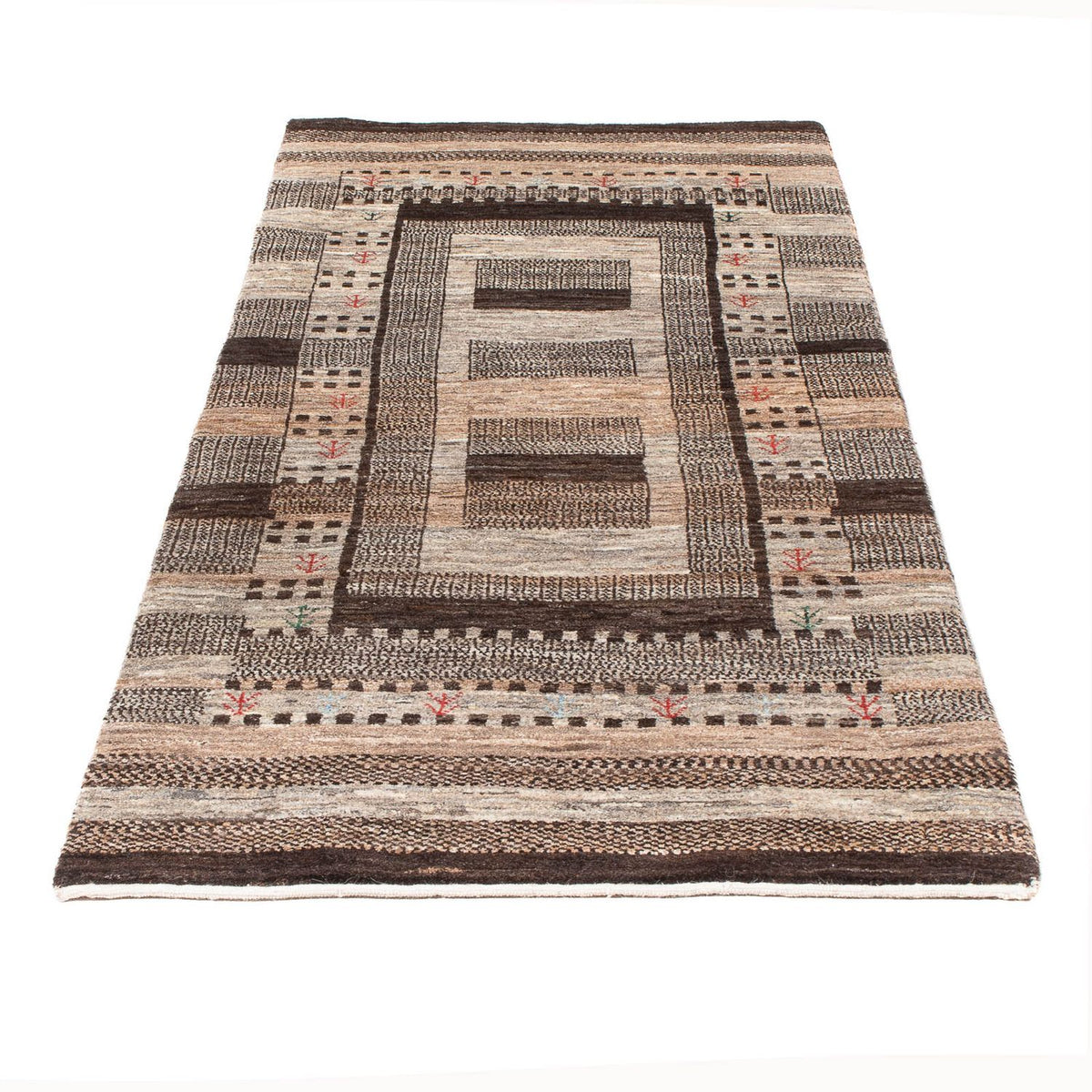 Runner Gabbeh Rug - Loribaft Perser - 197 x 82 cm - natural