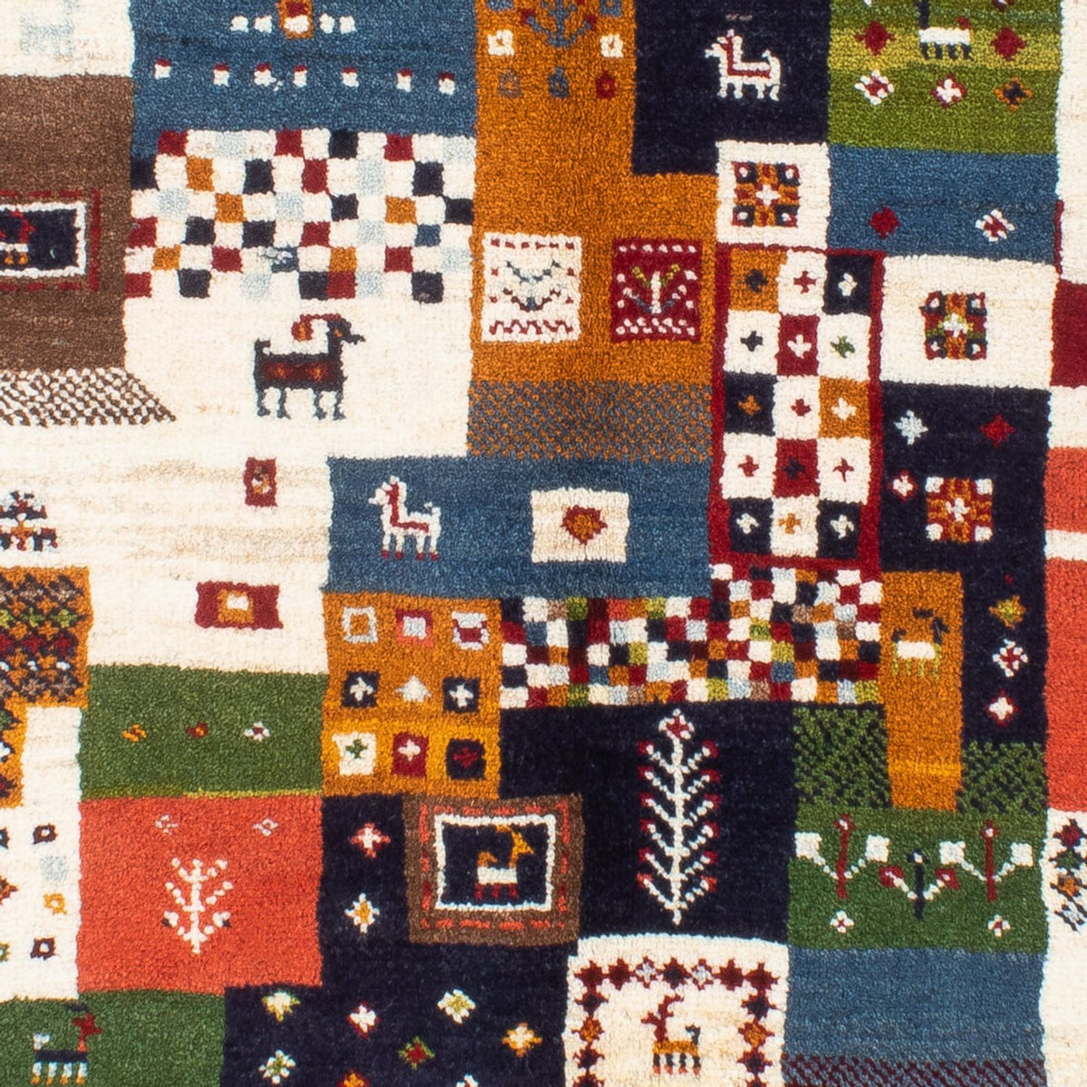 Gabbeh Rug - Perser - 197 x 156 cm - blue