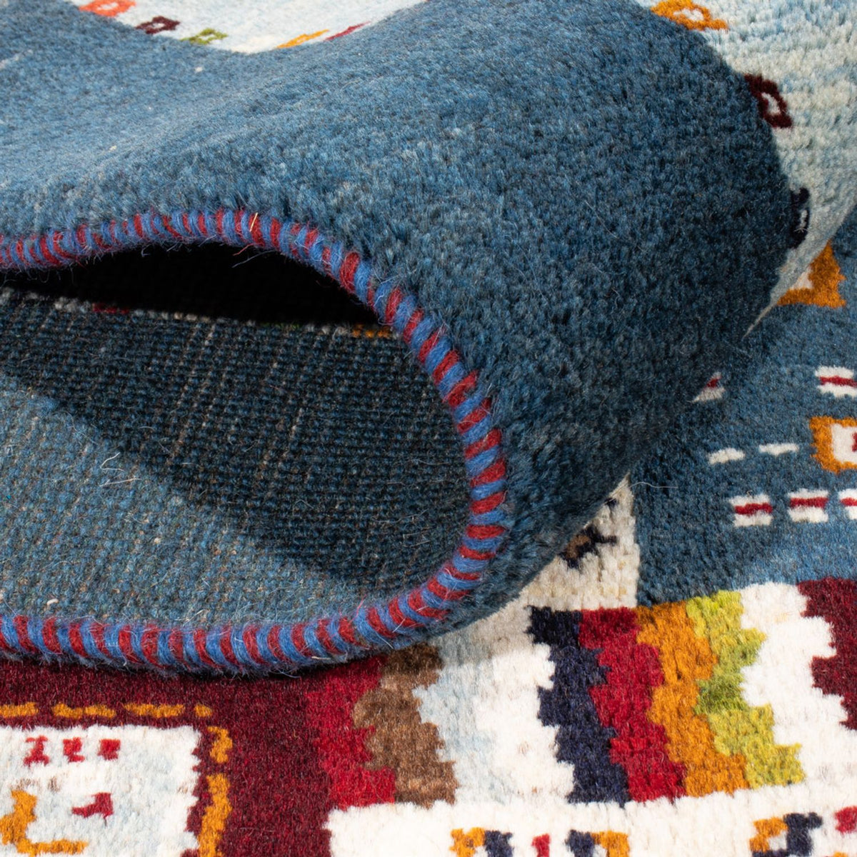 Gabbeh Rug - Perser - 197 x 156 cm - blue