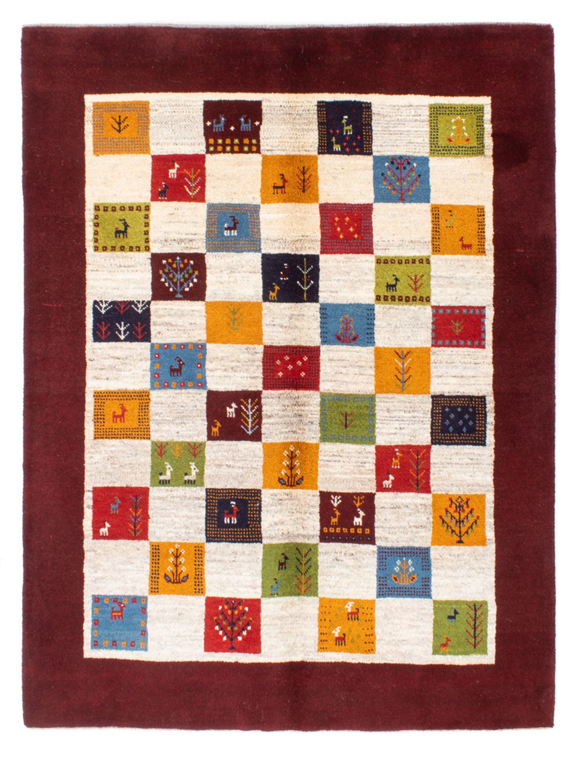 Gabbeh Rug - Perser - 197 x 155 cm - multicolored