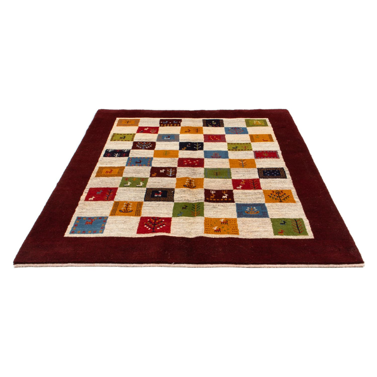 Gabbeh Rug - Perser - 197 x 155 cm - multicolored