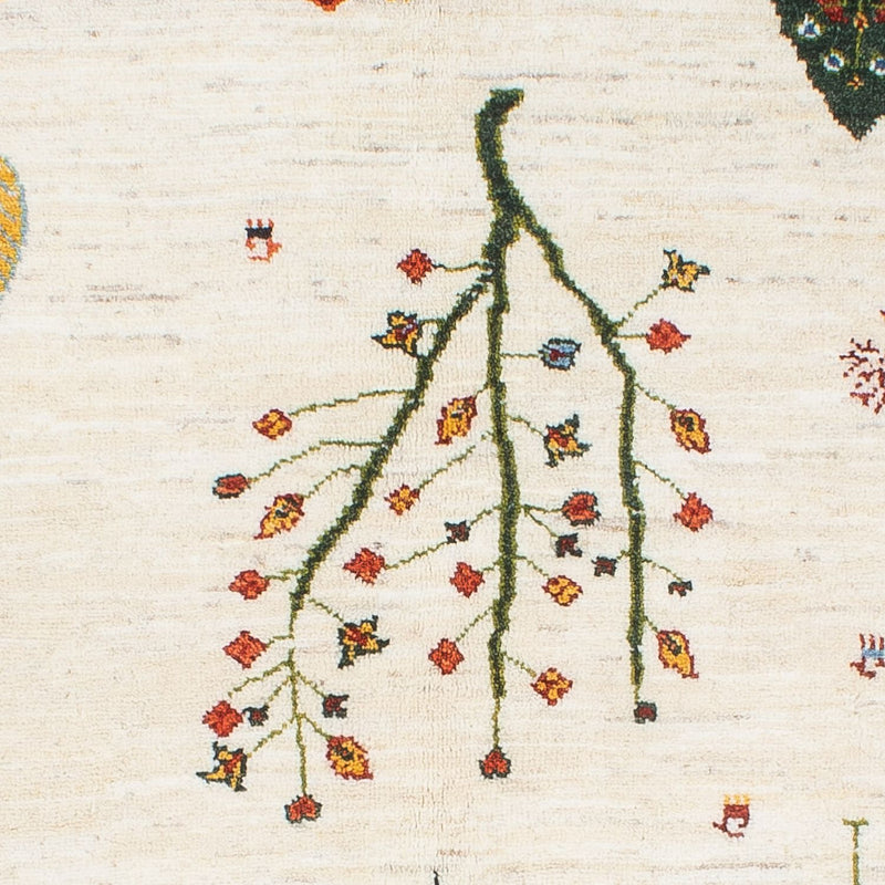 Gabbeh Rug - Loribaft Perser - 198 x 155 cm - natural