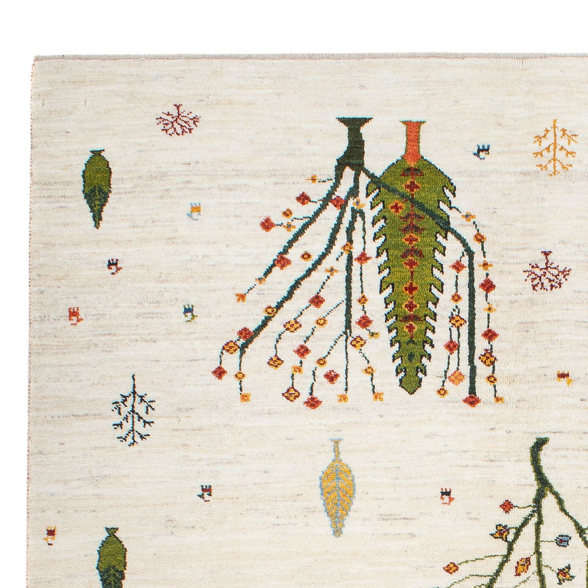 Gabbeh Rug - Loribaft Perser - 198 x 155 cm - natural