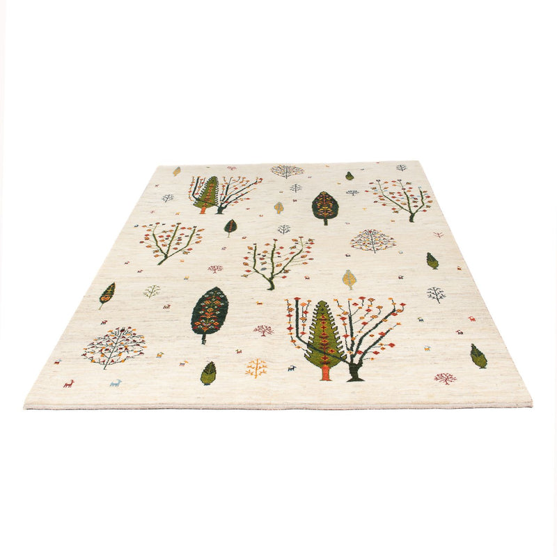 Gabbeh Rug - Loribaft Perser - 198 x 155 cm - natural