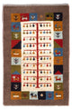 Persian Gabbeh Rug 61x88cm - Perserteppich Wollteppich