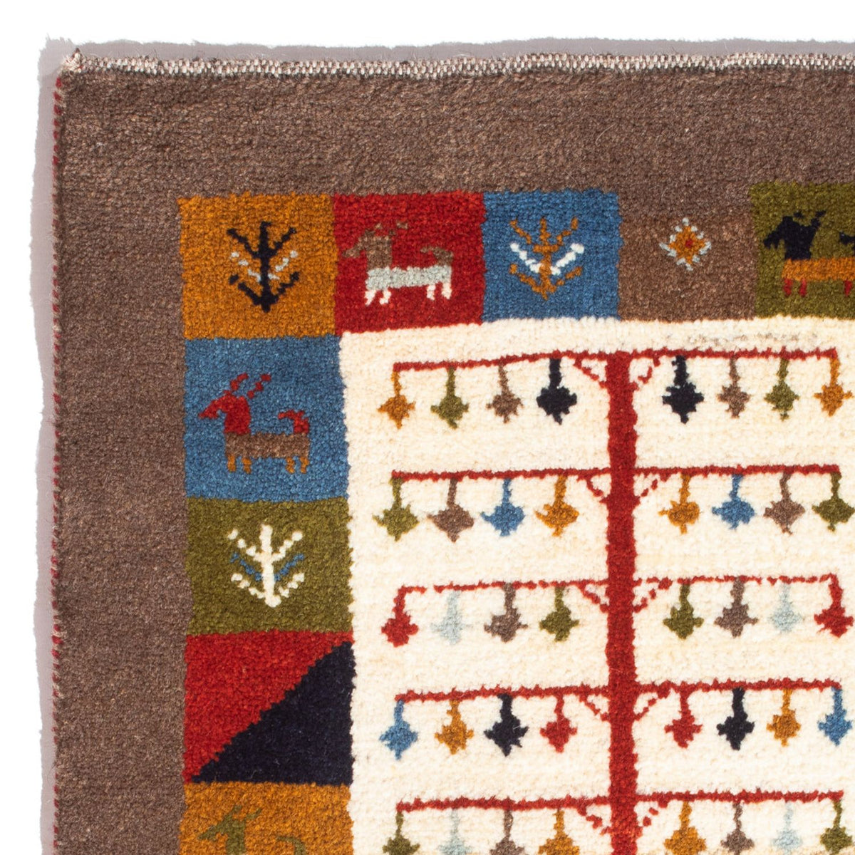 Persian Gabbeh Rug 61x88cm - Perserteppich Wollteppich