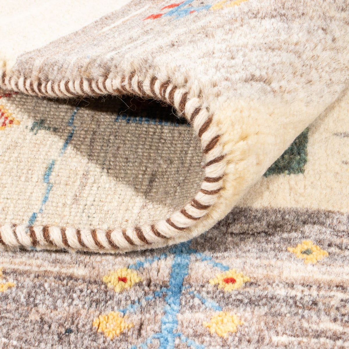 Gabbeh Rug - Perser - 187 x 148 cm - natural