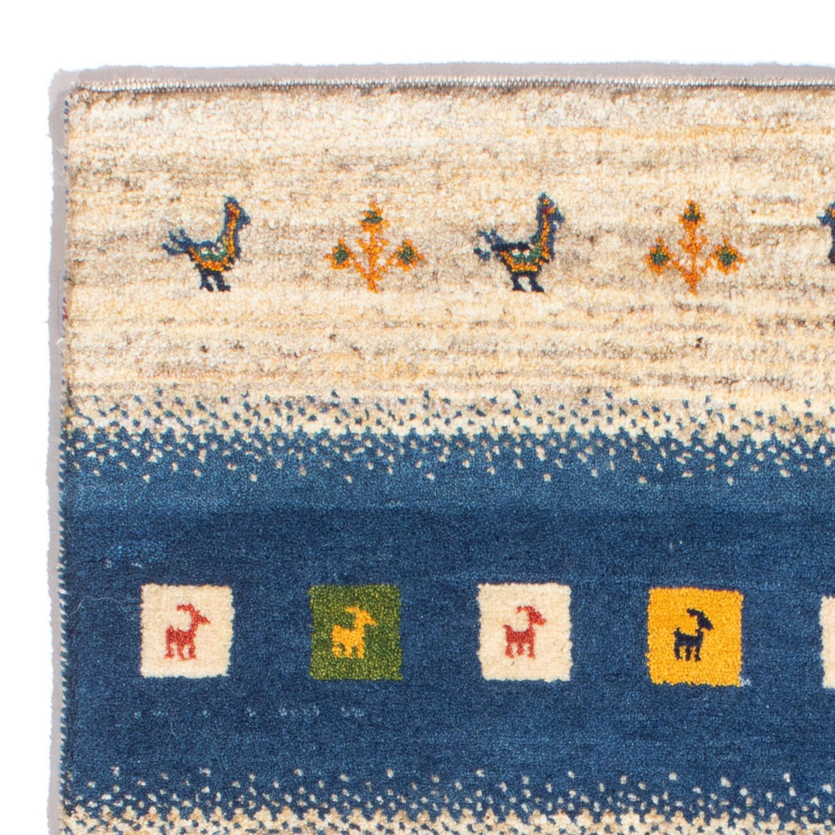 Persian Gabbeh Rug 85x123cm - Perserteppich Wollteppich
