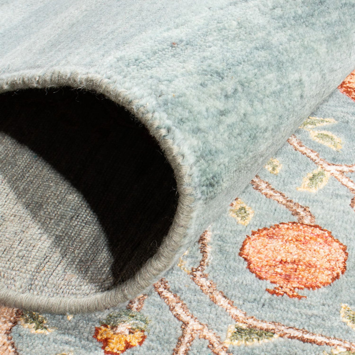 Designer Rug - 253 x 184 cm - turquoise