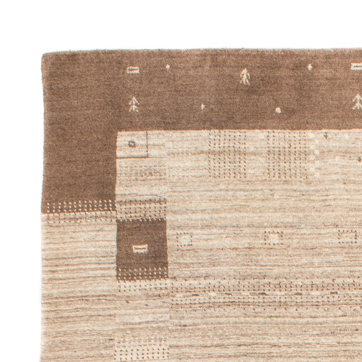 Gabbeh Rug - Loribaft Softy - 198 x 126 cm - beige