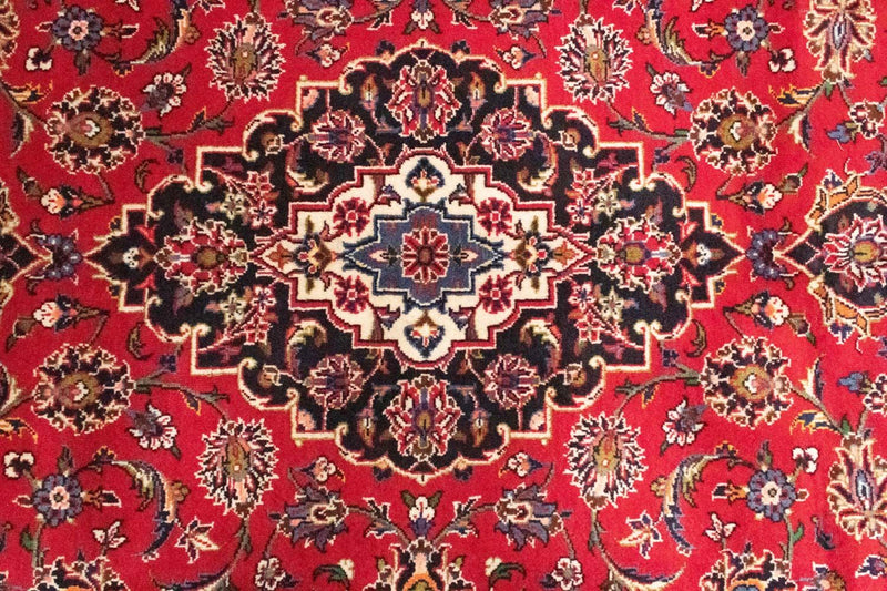 Perser Rug - Keshan - 303 x 202 cm - red