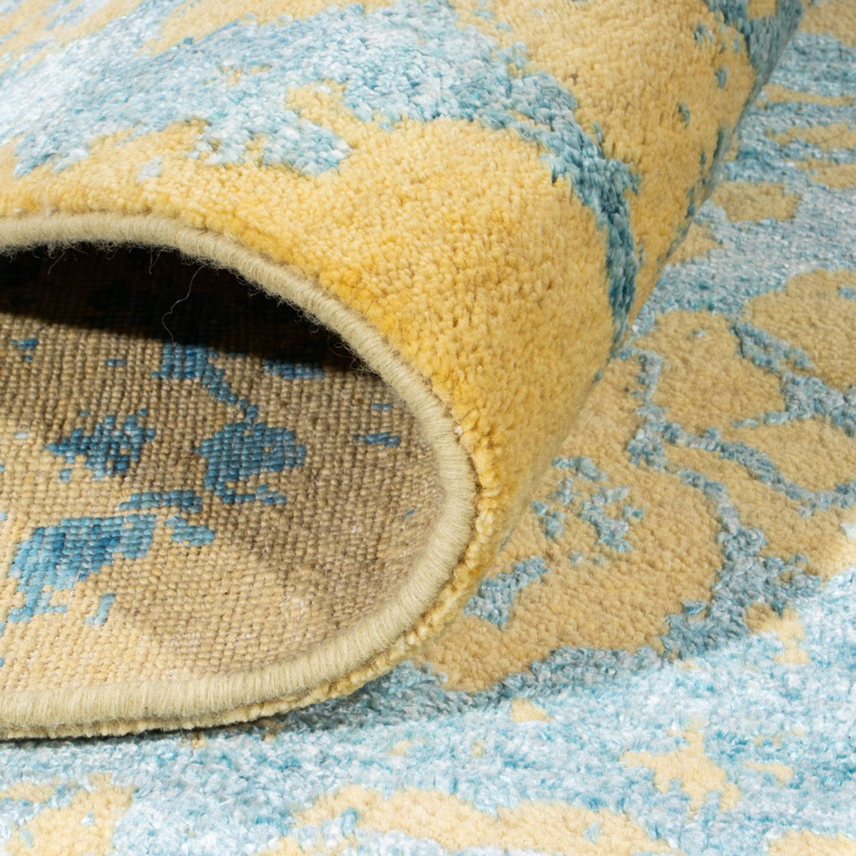 Designer Rug - 305 x 251 cm - turquoise