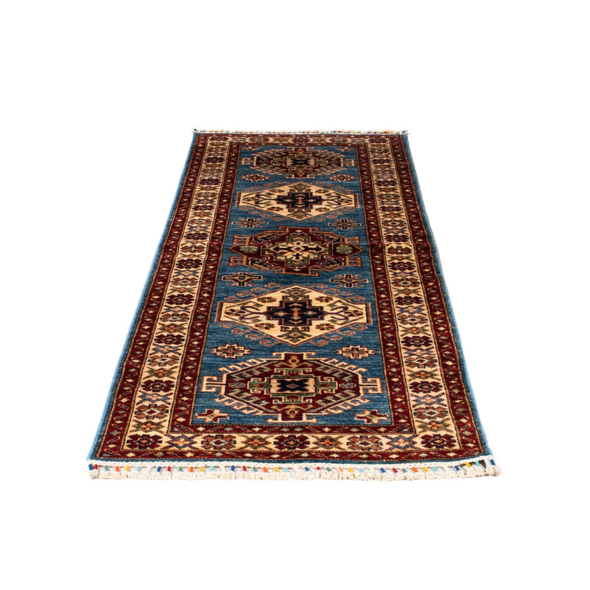 Runner Ziegler Rug - Kazak - 216 x 77 cm - turquoise