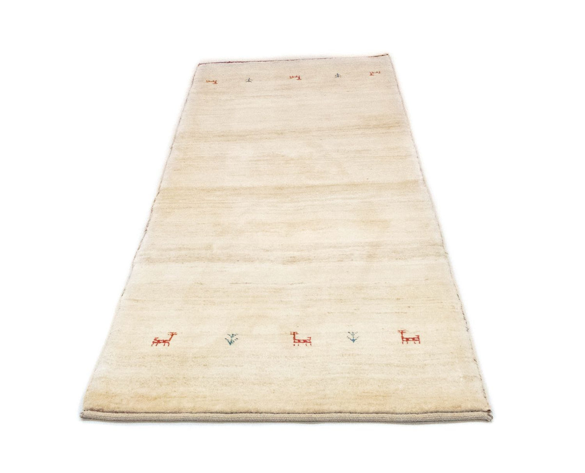 Runner Gabbeh Rug - Perser - 215 x 75 cm - beige