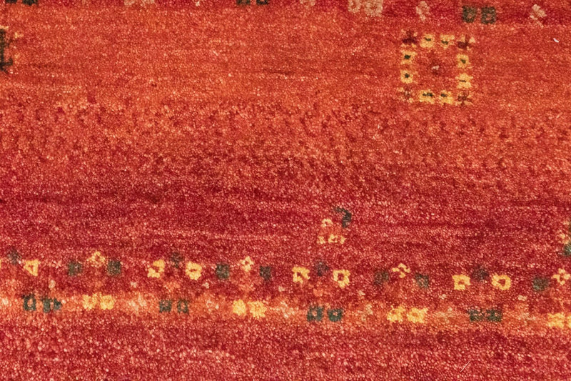 Runner Gabbeh Rug - Perser - 215 x 75 cm - orange