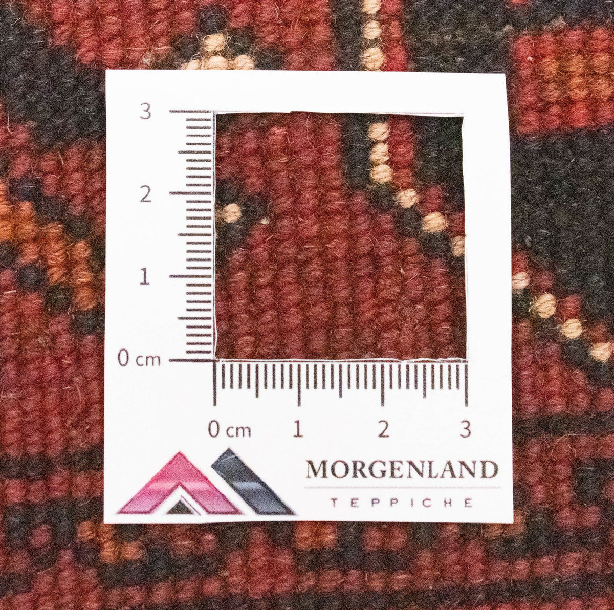 Runner Afghan Rug - Kunduz - 288 x 78 cm - red