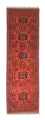 Runner Afghan Rug - Kunduz - 298 x 79 cm - red