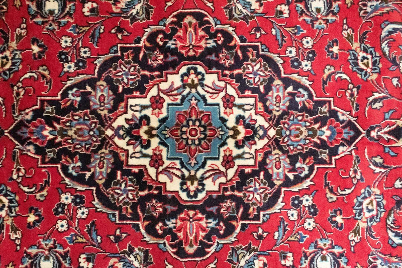 Perser Rug - Keshan - 310 x 190 cm - red