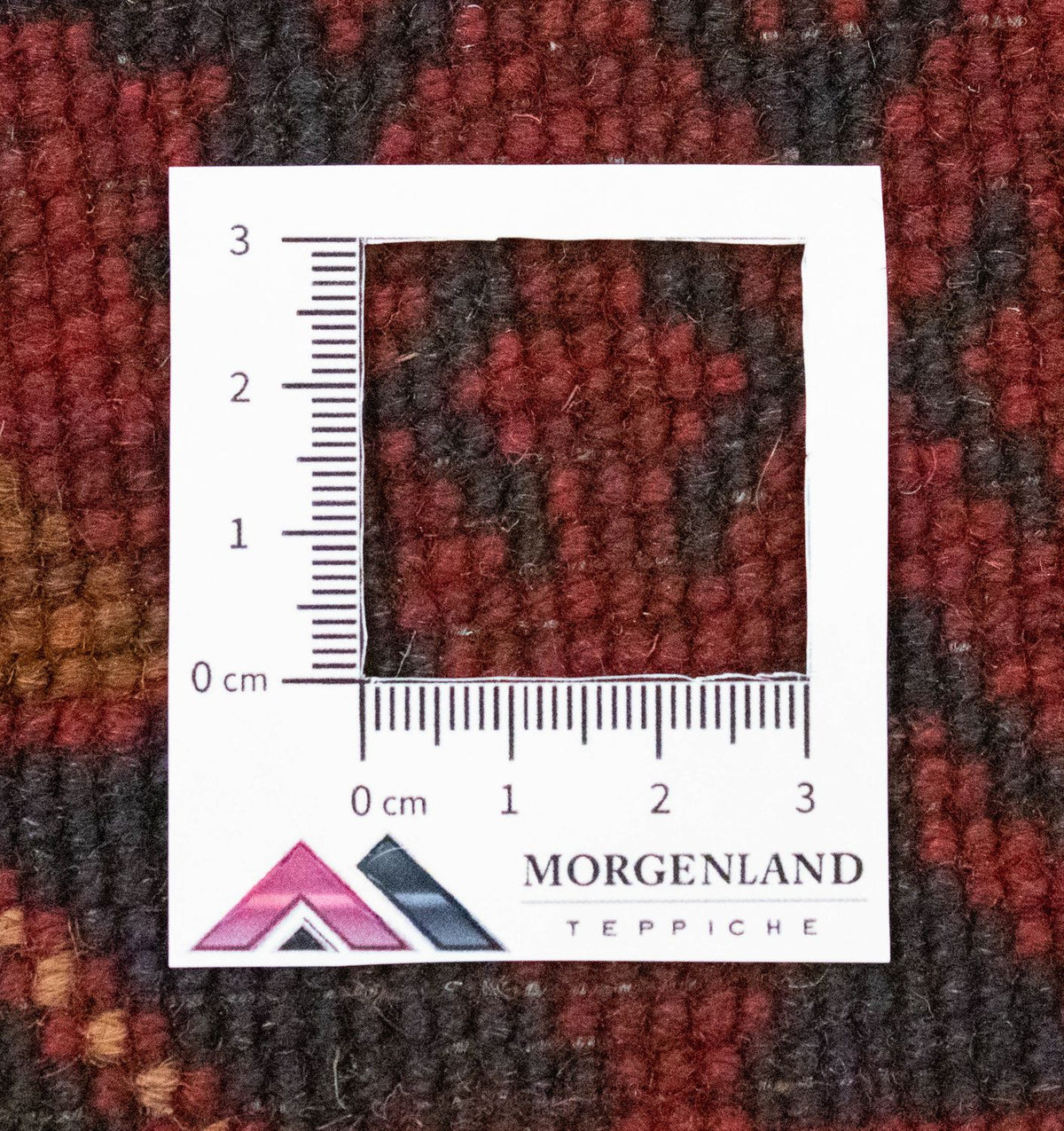 Runner Afghan Rug - Kunduz - 390 x 82 cm - red