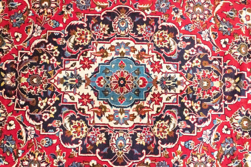 Perser Rug - Keshan - 304 x 210 cm - red