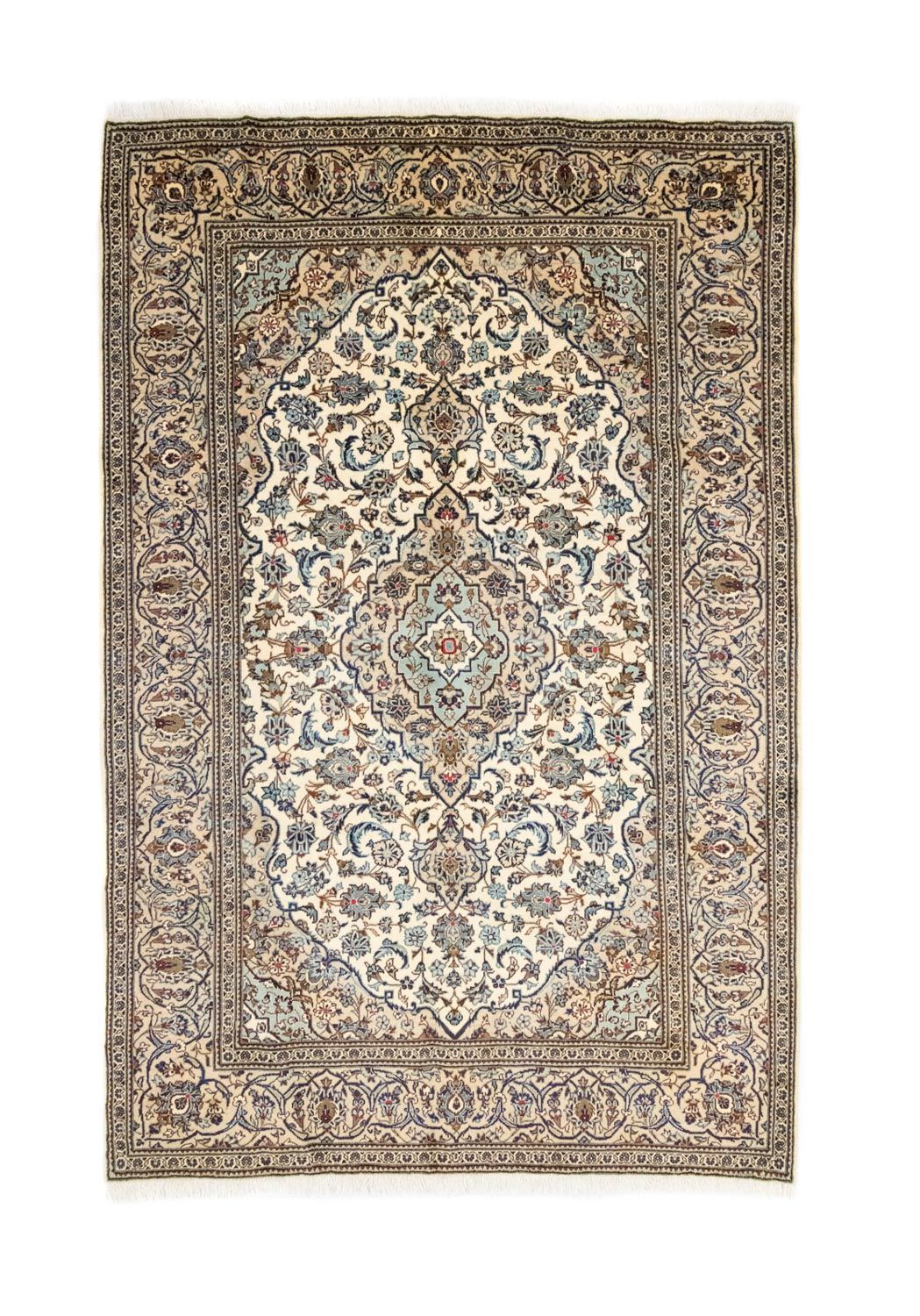 Perser Rug - Keshan - 306 x 195 cm - beige