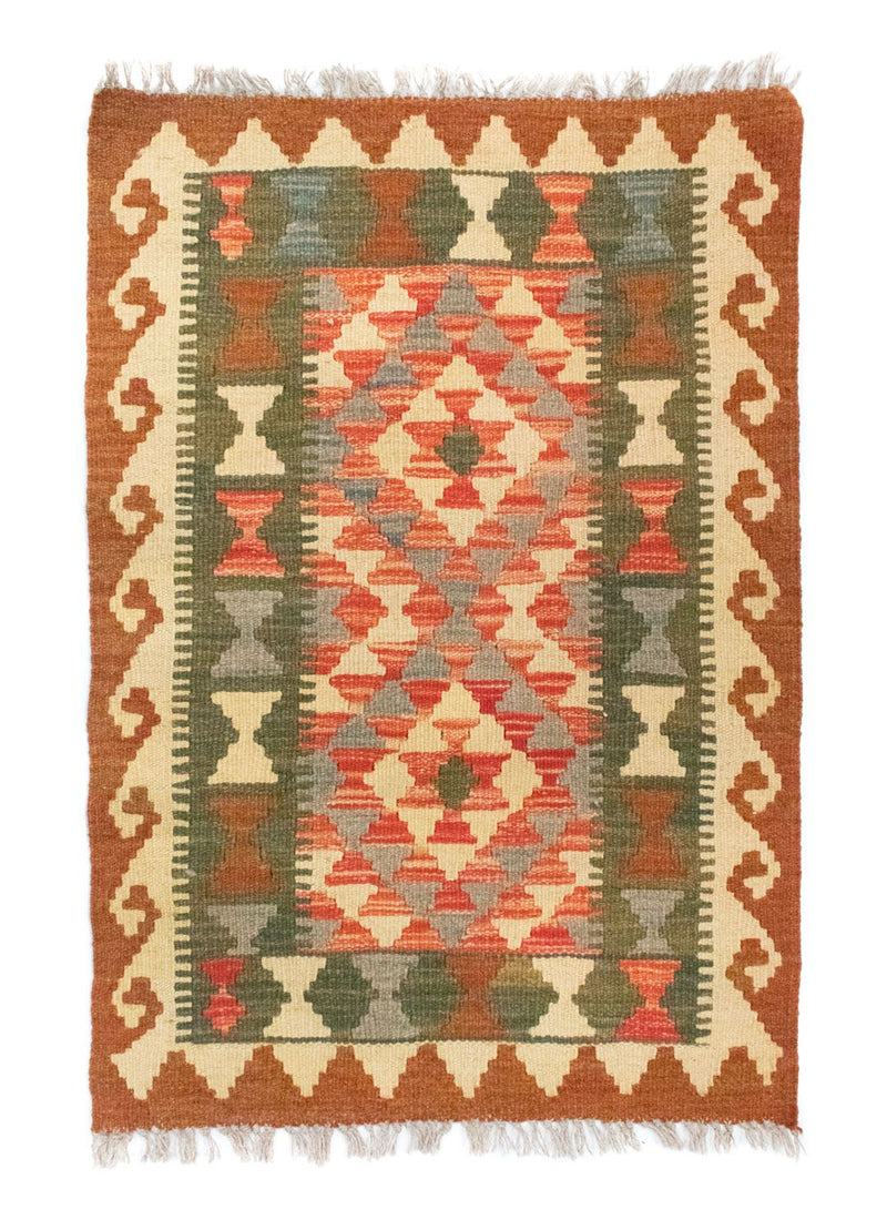 Kelim Rug - Oriental - 90 x 60 cm - brown