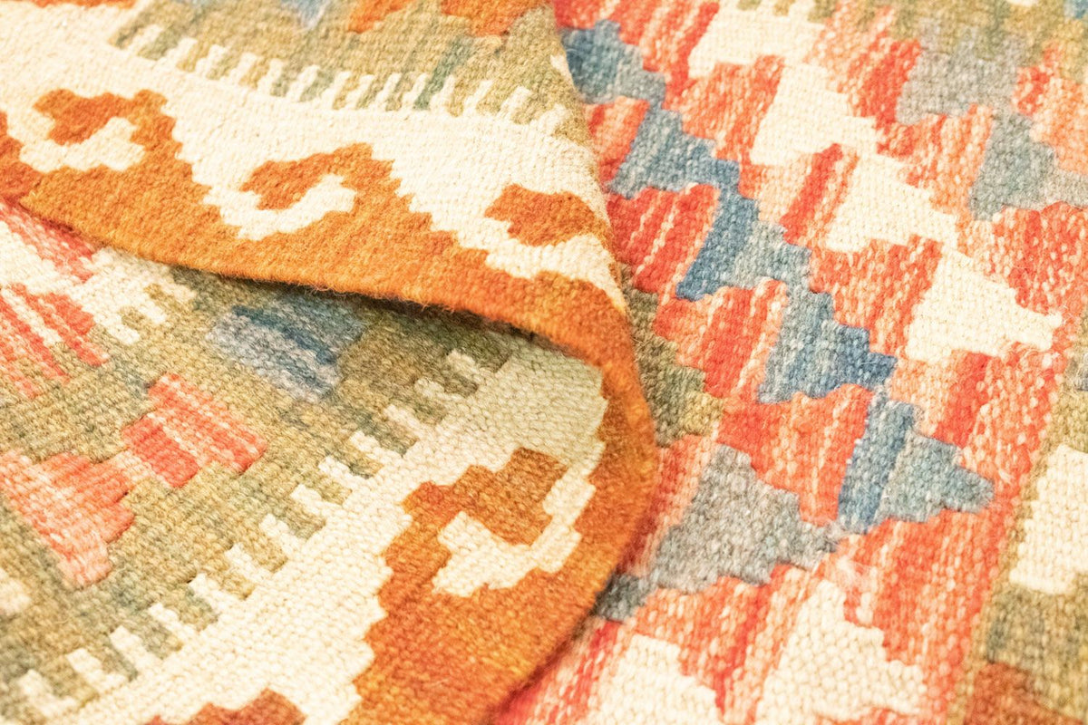 Kelim Rug - Oriental - 90 x 60 cm - orange