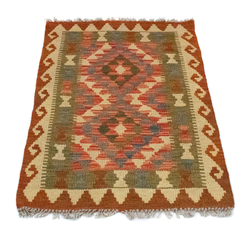 Kelim Rug - Oriental - 90 x 60 cm - orange