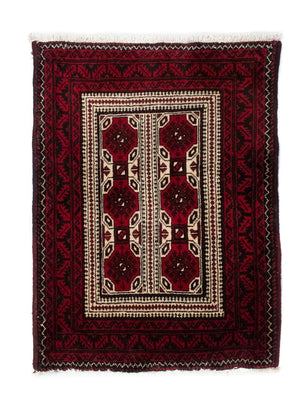 Belutsch Rug - 95 x 70 cm - red