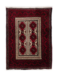Belutsch Rug - 95 x 70 cm - red