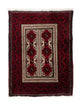 Belutsch Teppich 95 x 70 cm - rot