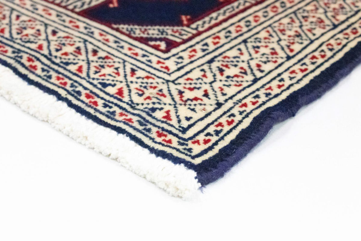 Turkaman Rug - 88 x 62 cm - blue