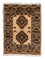 Turkaman Rug - 87 x 64 cm - blue