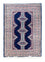 Turkaman Rug - 90 x 62 cm - blue