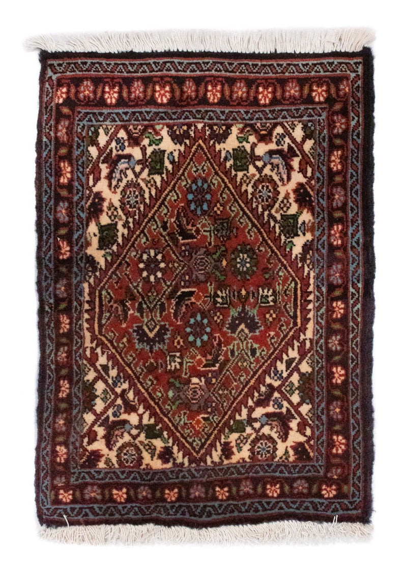 Perserteppich - Bidjar 60 x 40 cm - rot