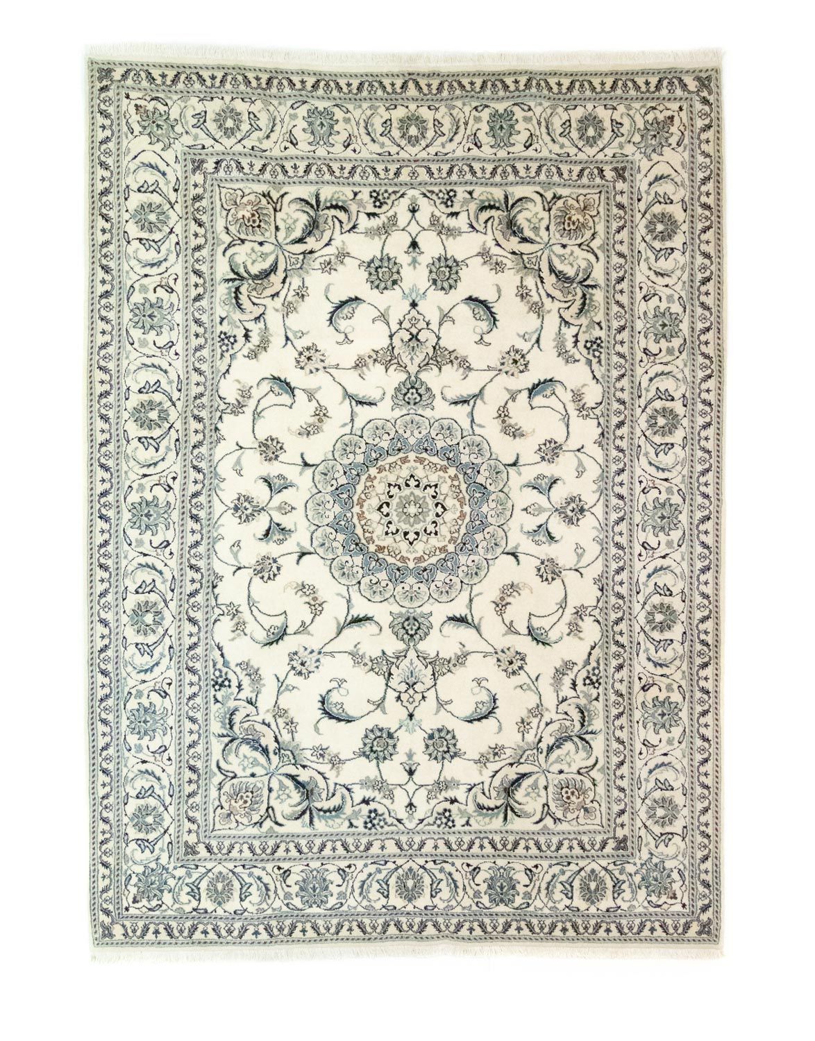 Perser Rug - Nain - 280 x 198 cm - natural white