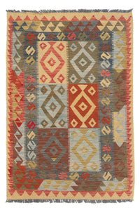 Kelim Rug - Splash - 168 x 106 cm - multicolored