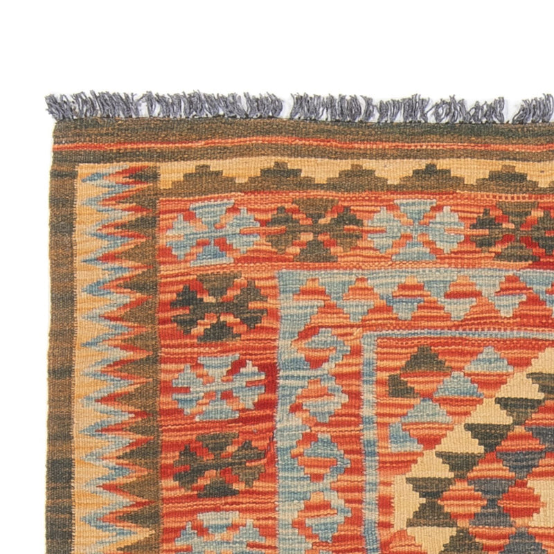 Runner Kelim Rug - Splash - 206 x 98 cm - multicolored