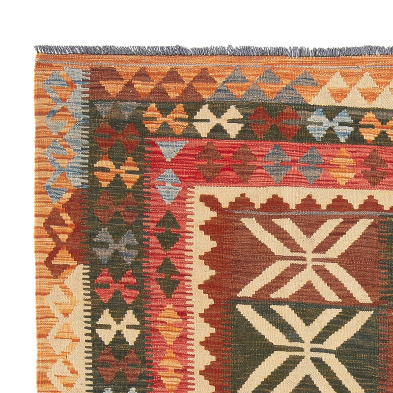 Kelim Rug - Splash - 204 x 158 cm - multicolored