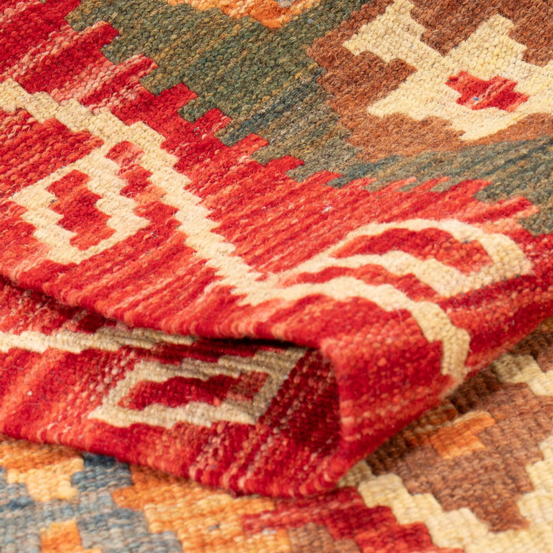 Runner Kelim Rug - Splash - 206 x 104 cm - multicolored