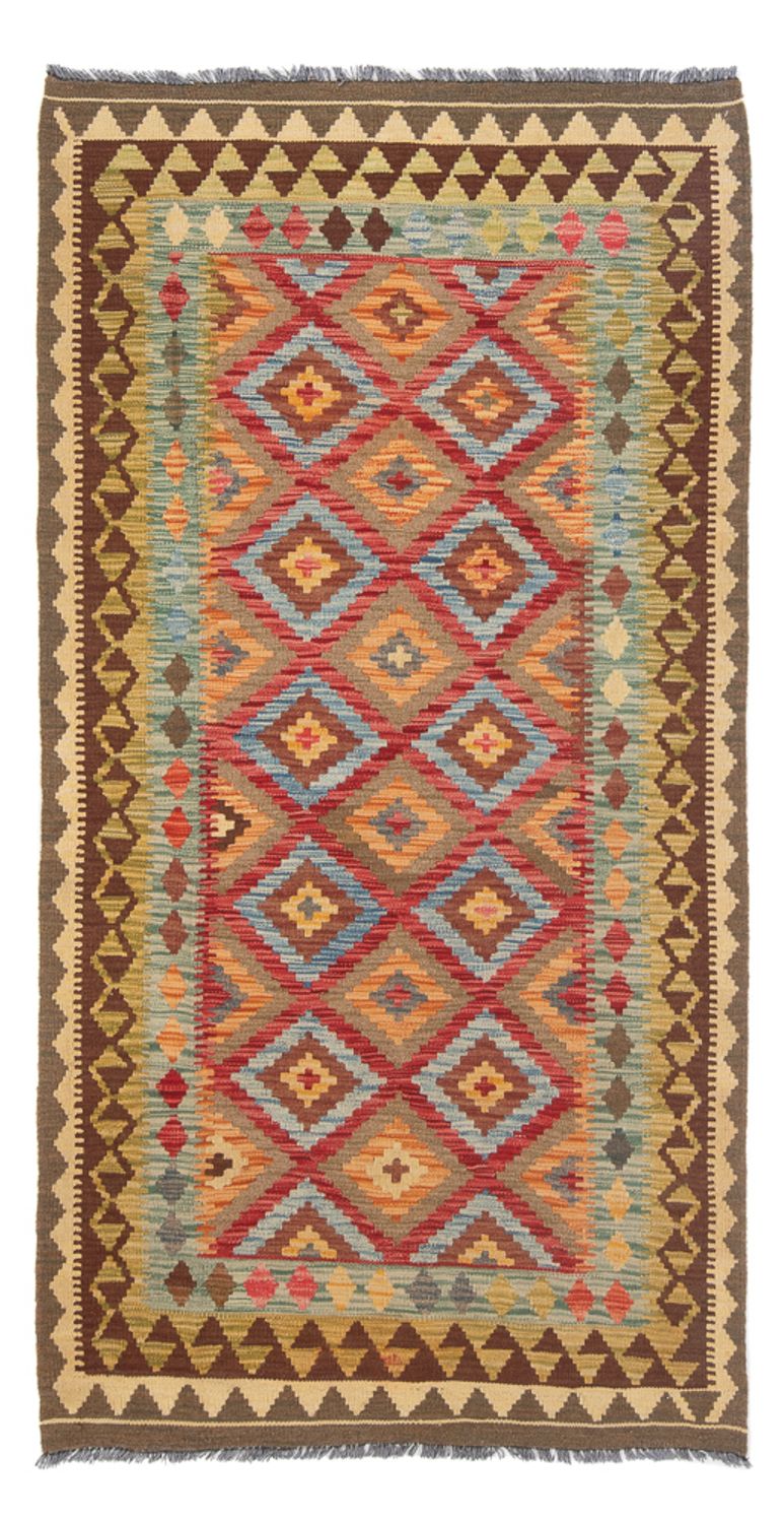 Runner Kelim Rug - Splash - 201 x 107 cm - multicolored