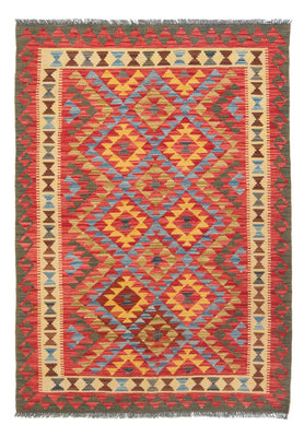 Kelim Rug - Splash - 152 x 112 cm - multicolored