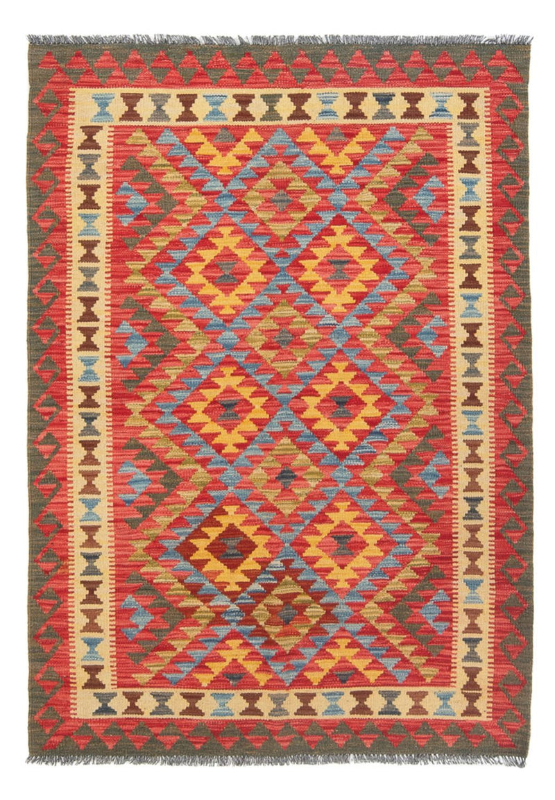 Kelim Rug - Splash - 152 x 112 cm - multicolored
