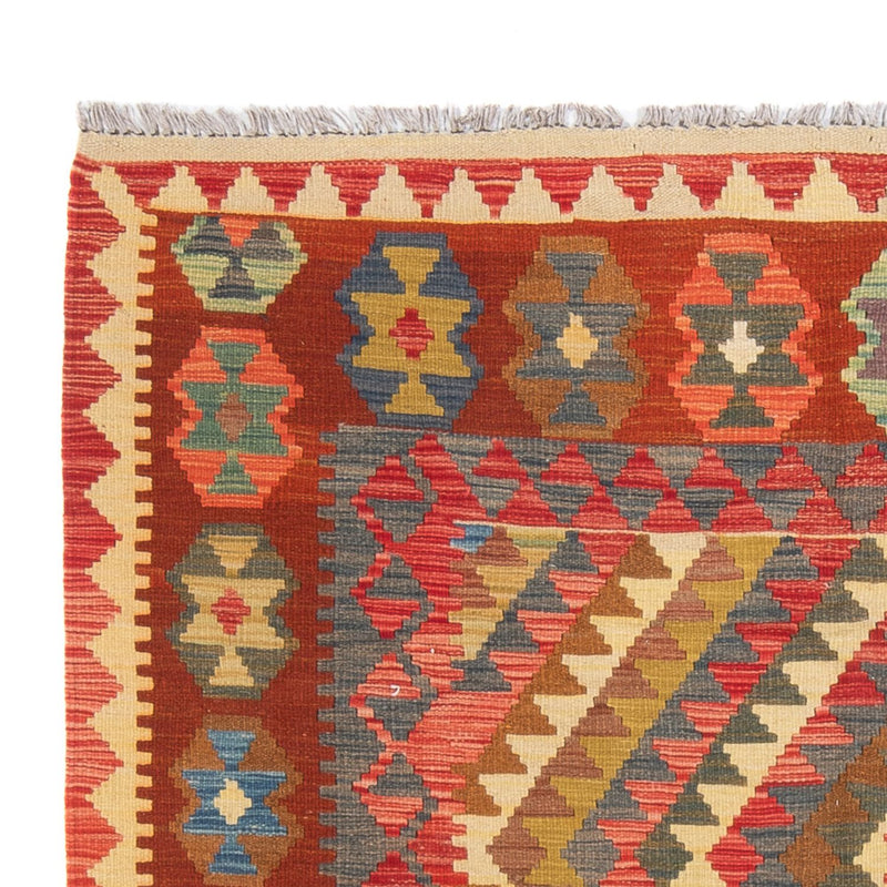 Kelim Rug - Splash - 198 x 148 cm - multicolored