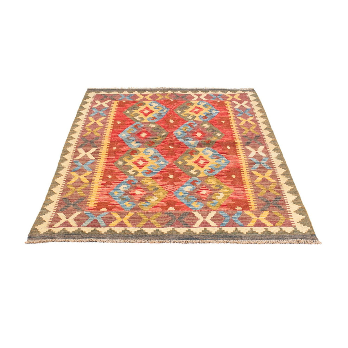 Kelim Rug - Splash - 152 x 100 cm - multicolored