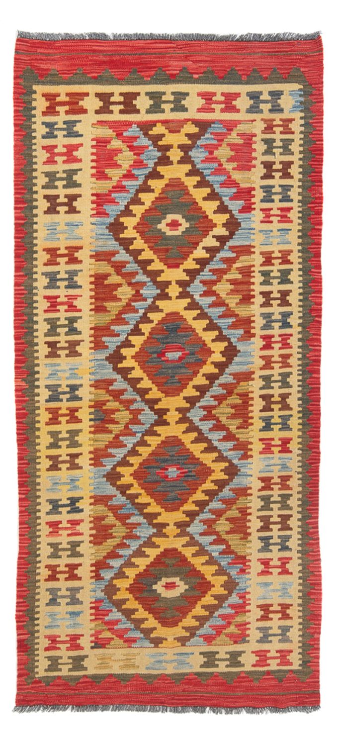 Runner Kelim Rug - Splash - 201 x 94 cm - multicolored